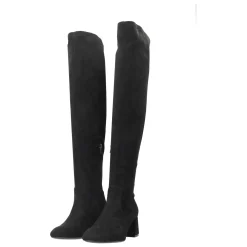 Tata Italia Stivali sopra al ginocchio.Tacco alto 5cm Nero Outlet