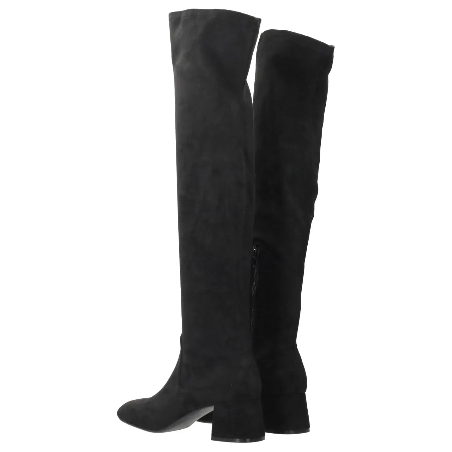 Tata Italia Stivali sopra al ginocchio.Tacco alto 5cm Nero Outlet