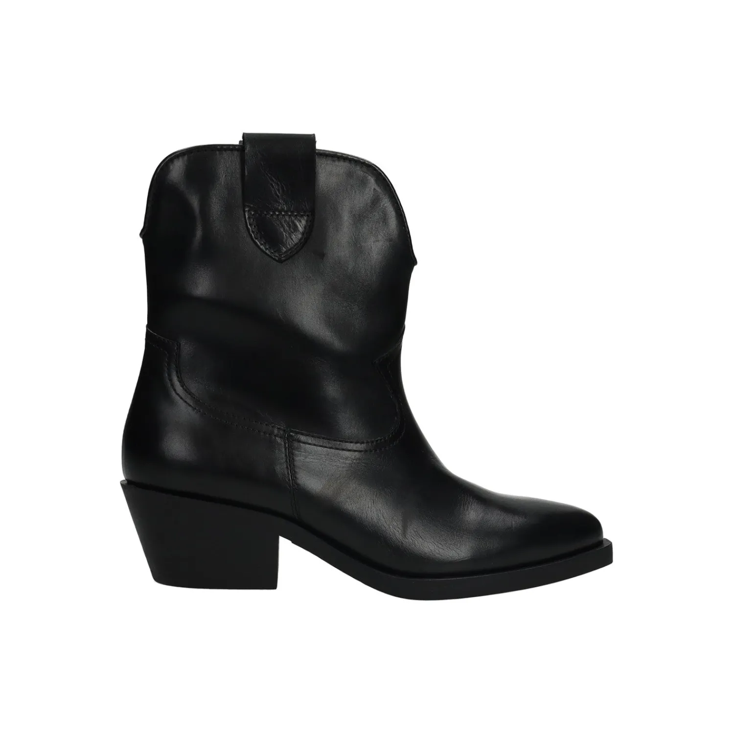 Tata Italia Texani in vera pelle Nero New